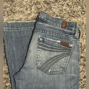 7FAM Blue Jeans DOJO Size 25